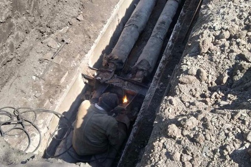 Ремонтні роботи щодо усунення пориву шляхом заміни ділянки трубопроводу квт. 305