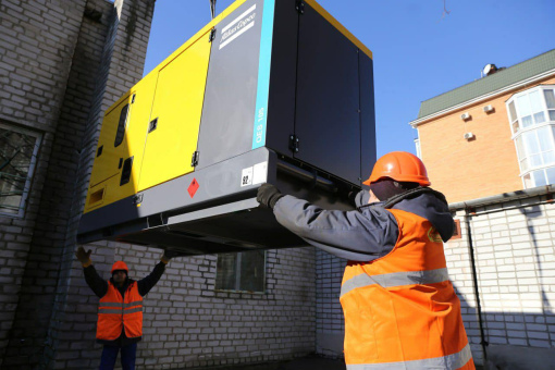 КП «Теплоенерго» отримало генератор від Міністерства енергетики та вугільної промисловості України та ГО «Фонду енергозбереження та енергоефективності»